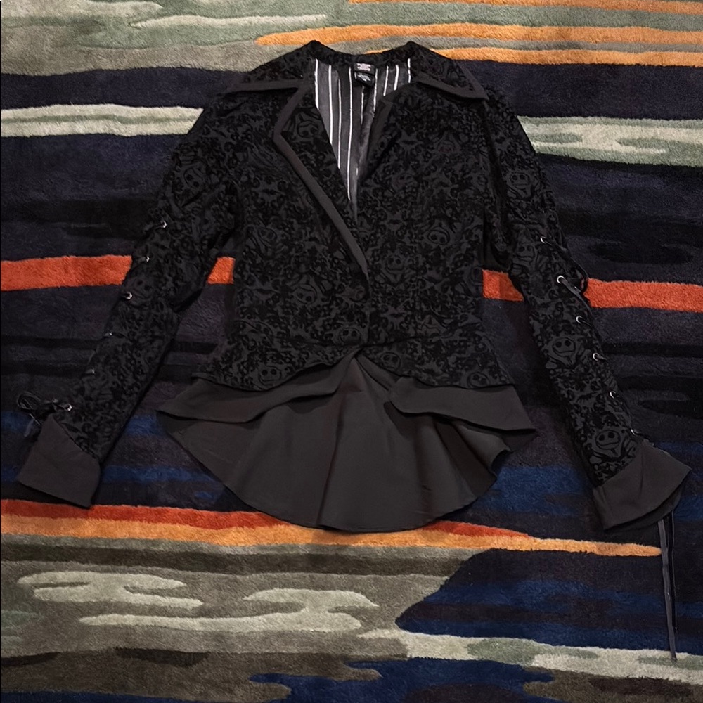 Elegant Black Lace Women's Jacket